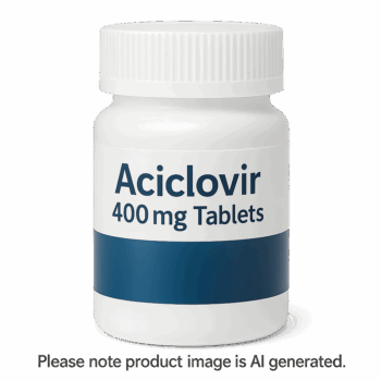 Aciclovir 400mg Tablets for herpes virus treatment