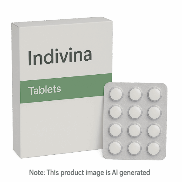 Box of Indivina Tablets for menopausal HRT